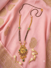 Polki Mangalsutra with Gold Finish